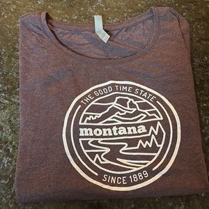 Montana Shirt Co. T-shirt, size XL.  Printed on Next Level T RN #111449